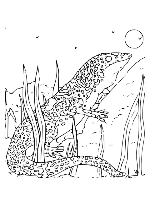 Любопытный геккон